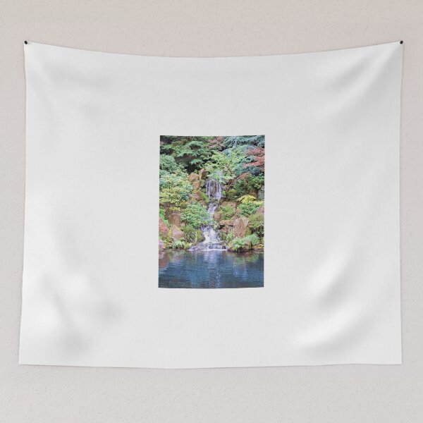 Item preview, Waterfall at Portland's Japanese Gardens designed and sold by Jane Girardot.