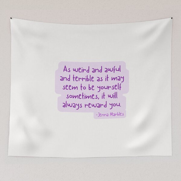 Item preview, Jenna Marbles Quote designed and sold by Elle  Hazlett.