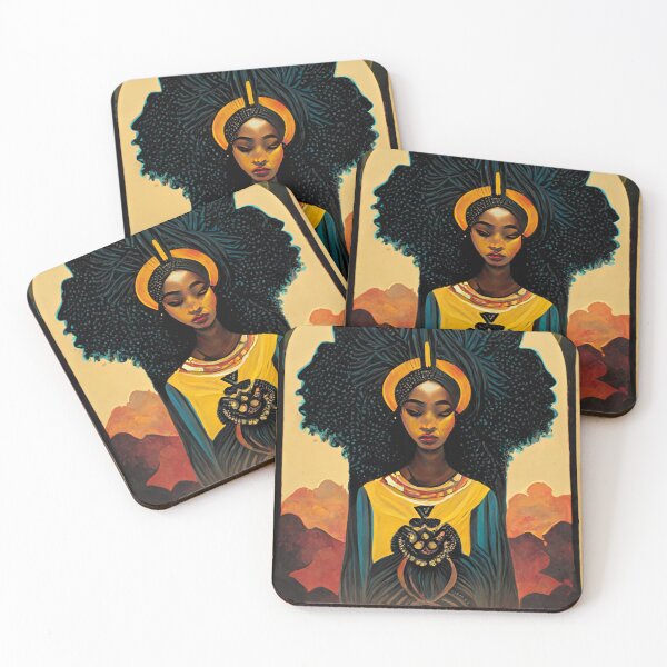 Item preview, Black Goddess Meditation designed and sold by DeepSymbolism.