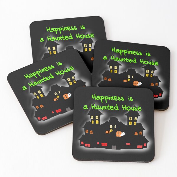 Item preview, Happiness is a Haunted House designed and sold by HalloweenThings.