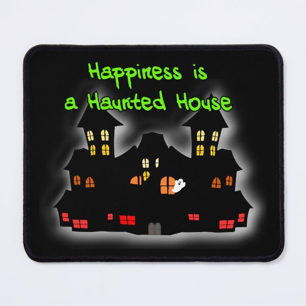 Item preview, Happiness is a Haunted House designed and sold by HalloweenThings.