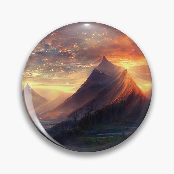 Artikelvorschau, Sonnenuntergangsberge entworfen und verkauft von HowlingFantasy.