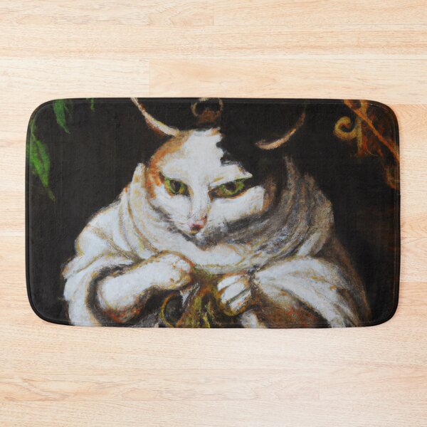 Item preview, Friar the Cat, bundling herbs (Baroque) designed and sold by thecatandkettle.
