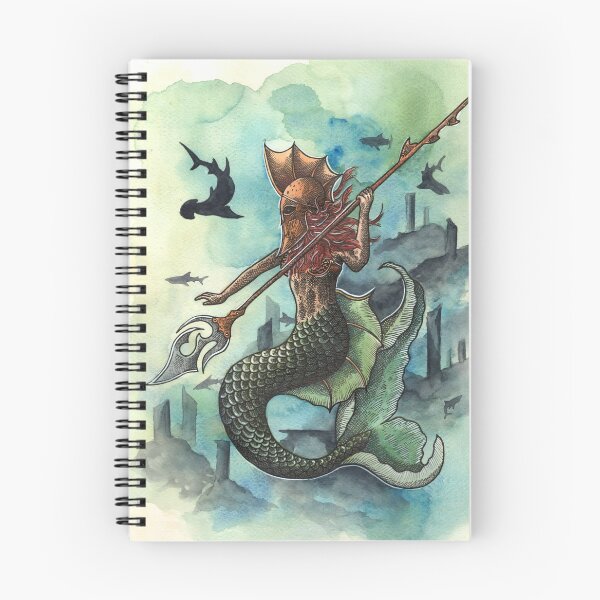 Item preview, Atlantis Warrior Mermaid designed and sold by MarkADArt.