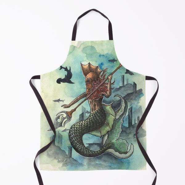 Item preview, Atlantis Warrior Mermaid designed and sold by MarkADArt.