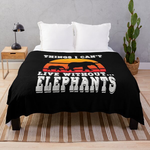 Item preview, Funny Things I can't Live Without Elephants - Animal Lovers designed and sold by majeed10.
