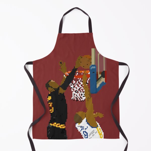 Item preview, LeBron James Blocks Andre Iguodala (Pixel Art) designed and sold by RatTrapTees.