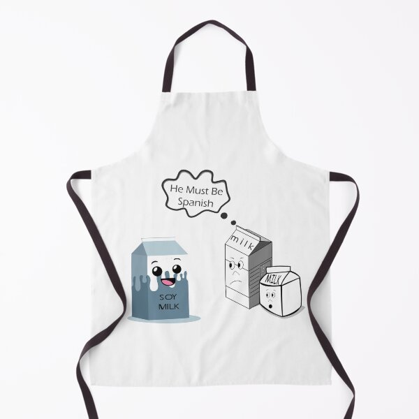 Item preview, He Must Be Spanish Funny Soy Milk Joke designed and sold by LilaDiams.