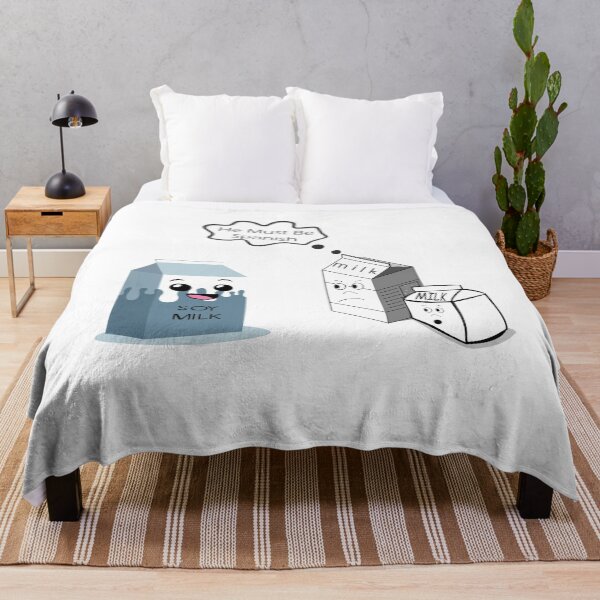 Item preview, He Must Be Spanish Funny Soy Milk Joke designed and sold by LilaDiams.