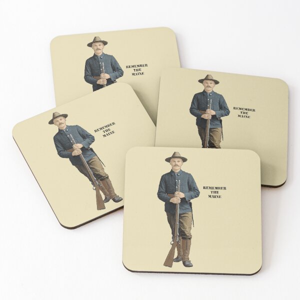 Item preview, Vintage Remember the Maine Spanish American War Soldier URM designed and sold by urmaddad.