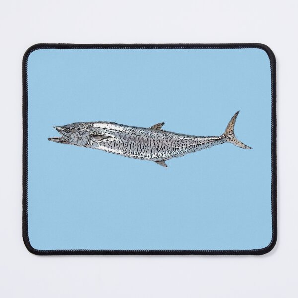Item preview, A King Mackerel Kingfish Color Design Painting Print designed and sold by designsasstultd.