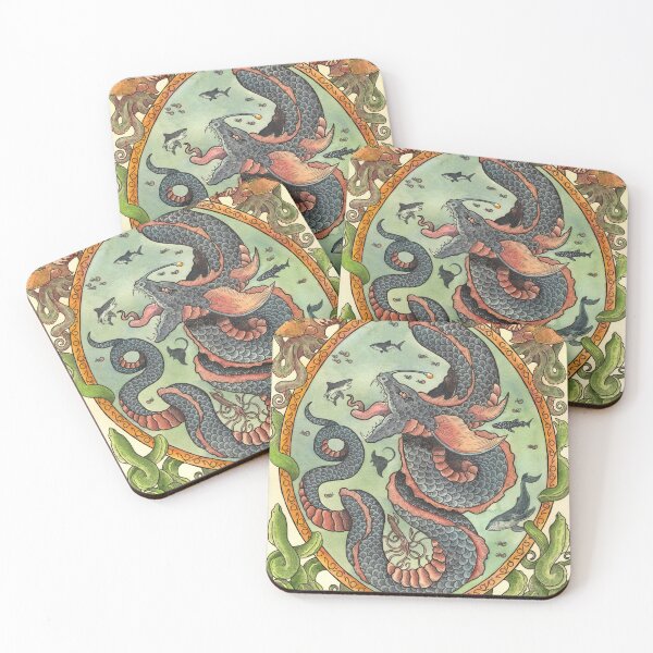 Item preview, Sea Monster Kraken Creatures designed and sold by MarkADArt.