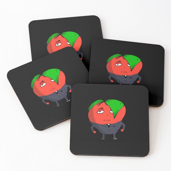 Item preview, Emo Tomato from The Nightshades Goth Vegetable Family designed and sold by JonnyVsTees.