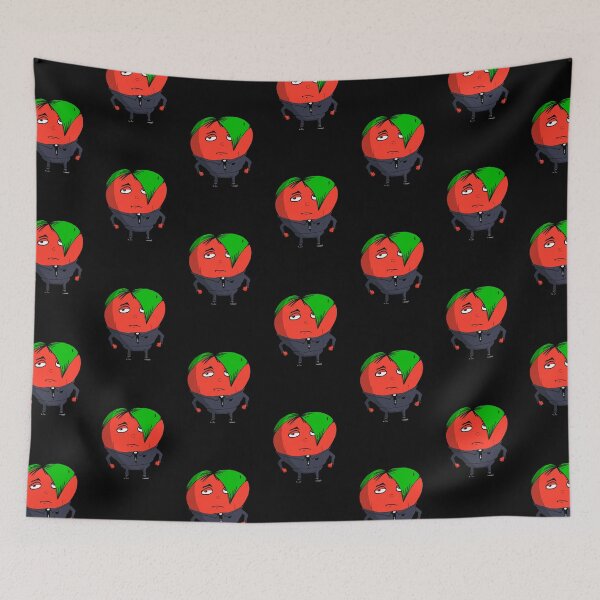 Item preview, Emo Tomato from The Nightshades Goth Vegetable Family designed and sold by JonnyVsTees.