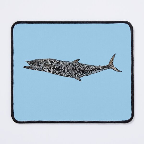 Item preview, A King Mackerel Kingfish Black Alternate Design Painting Print designed and sold by designsasstultd.
