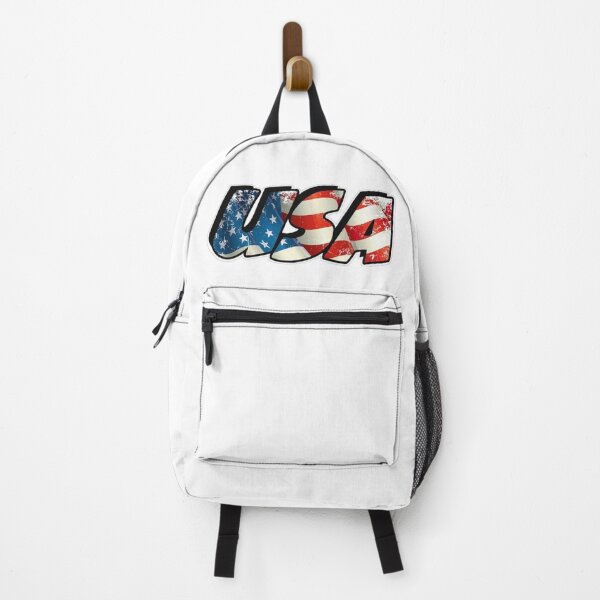 Item preview, U.S.A. With American Flag Background designed and sold by Rowena Jones.