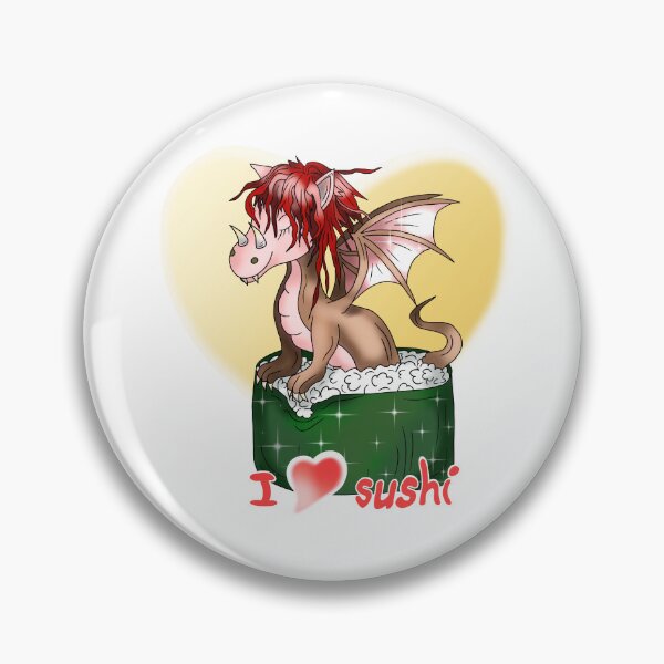 Item preview, dragon roll I love sushi  designed and sold by CuisineCat.