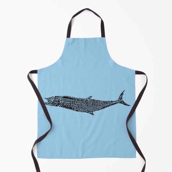 Item preview, A King Mackerel Kingfish Black Design Painting Print designed and sold by designsasstultd.