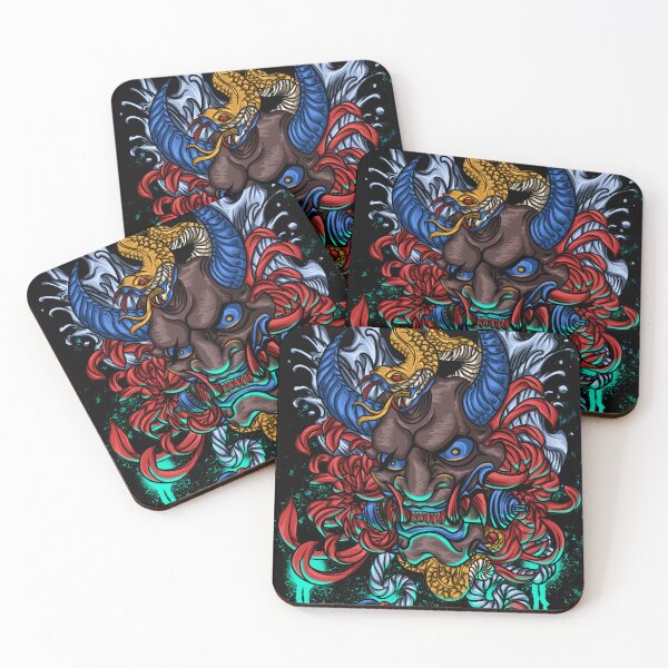 Item preview, Oni mask designed and sold by herocloth.