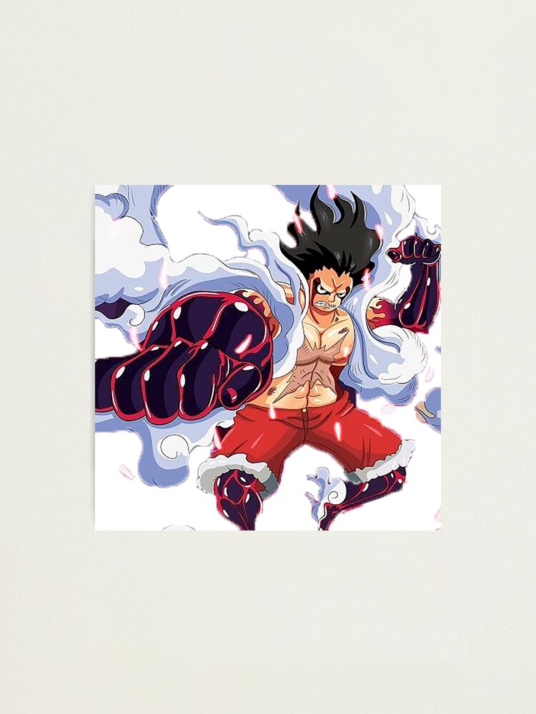 This is Luffy in gear 4 (Snakeman) Sticker for Sale by Gliphel