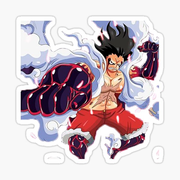 One Piece Luffy Gear 4 Stickers 