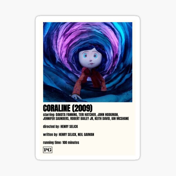 Artikel-Vorschau von Coraline-Filmplakat, designt und verkauft von Rachel Grace.