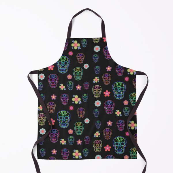 Item preview, Neon Sugar Skulls and Flowers designed and sold by Vanessa Hogle.