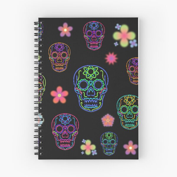Item preview, Neon Sugar Skulls and Flowers designed and sold by Vanessa Hogle.