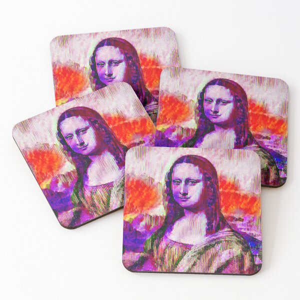 Item preview, "Mona Lisa (39)" an iconic Renaissance painting reimagined. designed and sold by thalasson.