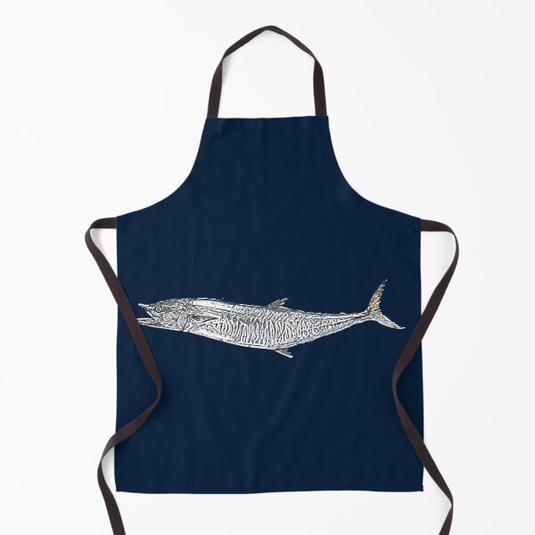Item preview, A King Mackerel Kingfish White Alternate Design Painting Print designed and sold by designsasstultd.