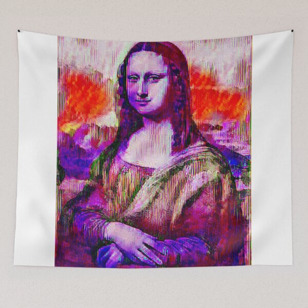 Item preview, "Mona Lisa (39)" an iconic Renaissance painting reimagined. designed and sold by thalasson.