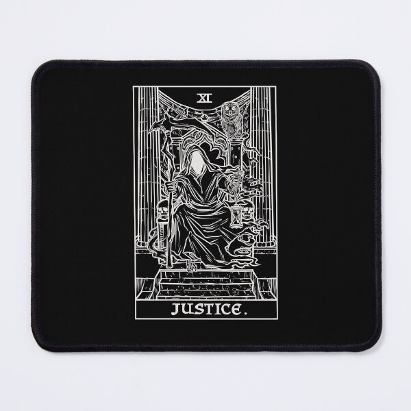Justice tarot tapestry sale