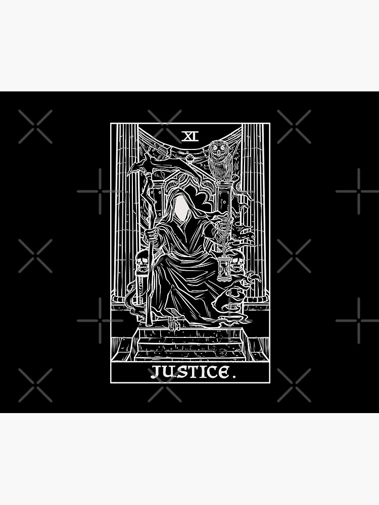 Justice best sale tarot tapestry