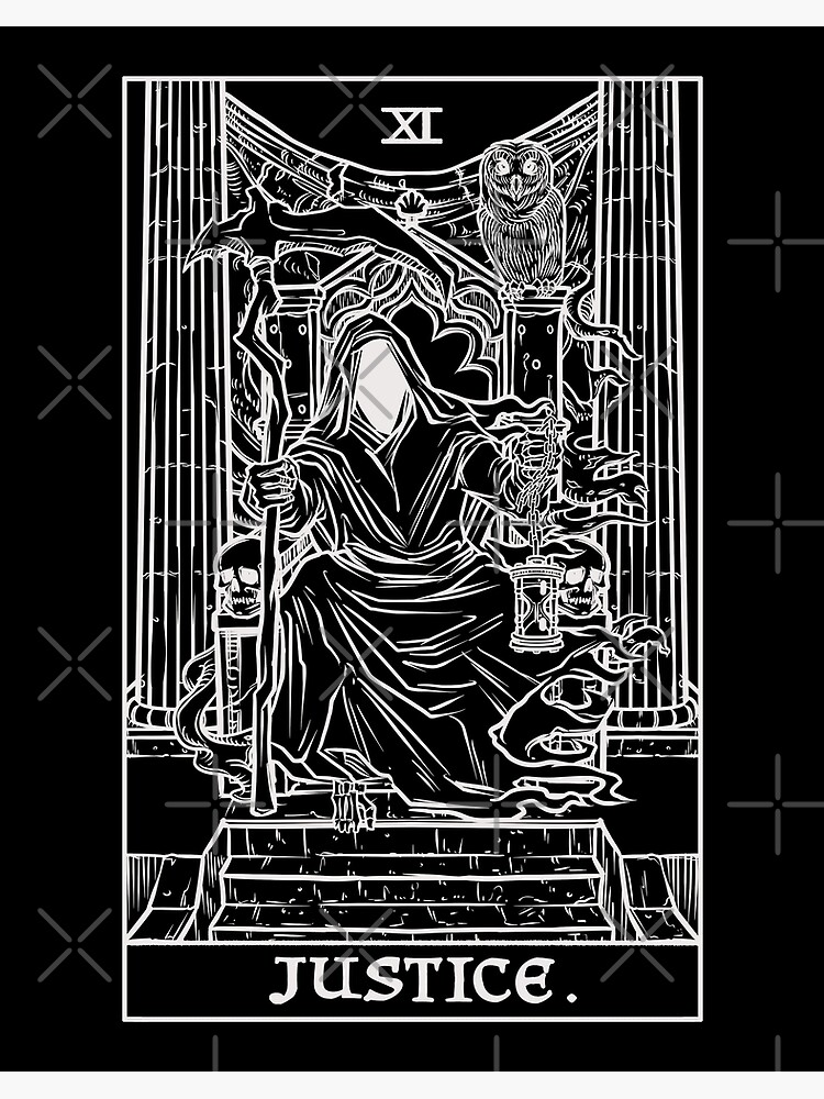 Justice tarot outlet tapestry