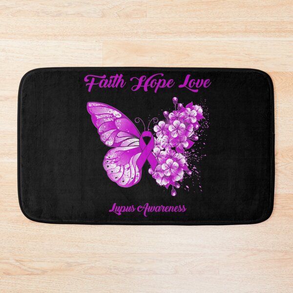 Item preview, Faith Hope Love Lupus Awareness Butterfly Ribbon Gifts designed and sold by Adropine.