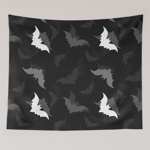 Item preview, halloween goth black bats designed and sold by Gossip Rag.