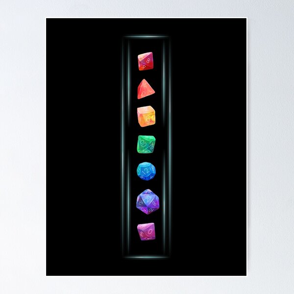 Item preview, Rainbow Dice Set designed and sold by -DearTreehouse-.