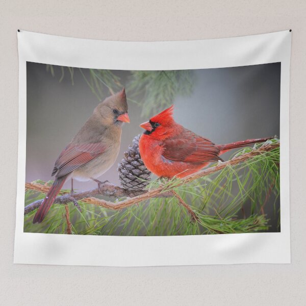 Item preview, Cardinals in Pine designed and sold by Bonnie T.  Barry.