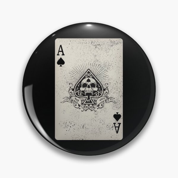 Item preview, Playing Cards Ace of Spades (distressed design) designed and sold by siggyspatsky.