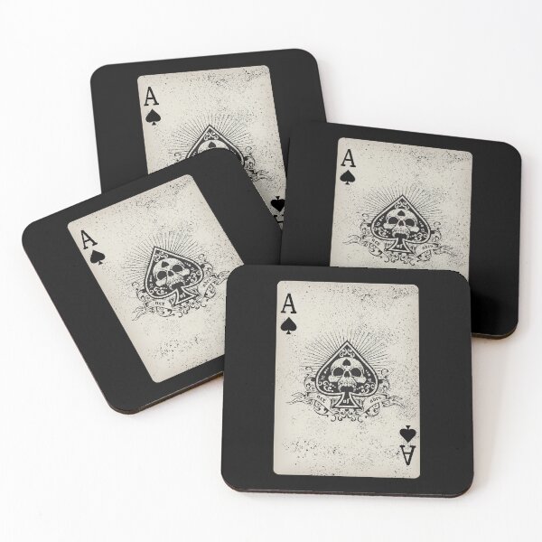 Item preview, Playing Cards Ace of Spades (distressed design) designed and sold by siggyspatsky.