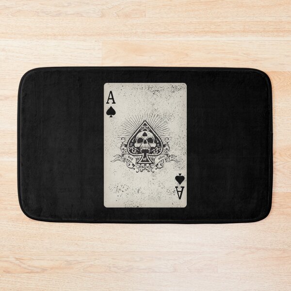 Item preview, Playing Cards Ace of Spades (distressed design) designed and sold by siggyspatsky.