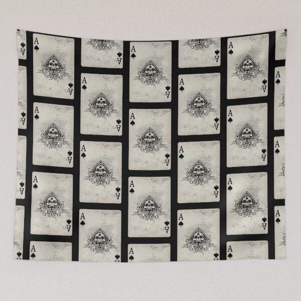 Item preview, Playing Cards Ace of Spades (distressed design) designed and sold by siggyspatsky.