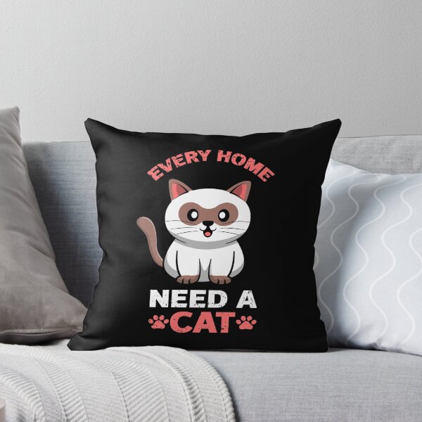 Aperçu de l'œuvre CHAQUE MAISON A BESOIN D'UN CHAT créée et vendue par Noha Applied- Arts.