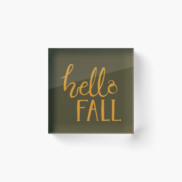 Item preview, Hello Fall designed and sold by greenoriginals.