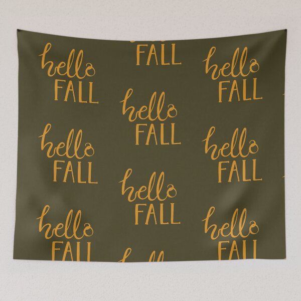 Item preview, Hello Fall designed and sold by greenoriginals.