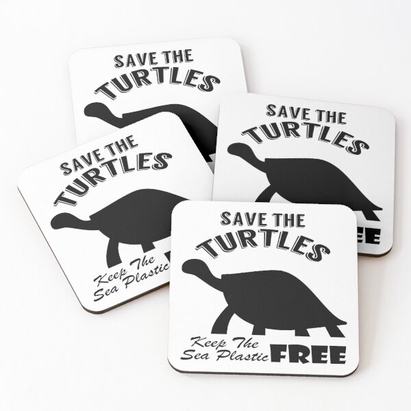 Item preview,  Save the turtles keep the sea plastic free shirts, Save the turtles keep the sea plastic free masks, Save the turtles keep the sea plastic free stickers  designed and sold by Poussyarts.