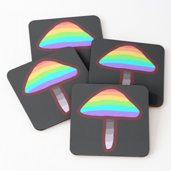 Item preview, Rainbow and Grayscale Mushroom designed and sold by dialon25.