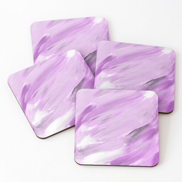 Item preview, Lilac And Purple Big Brush Strokes Abstract Painting designed and sold by DEC02.