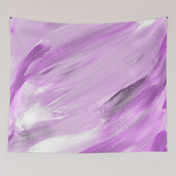 Item preview, Lilac And Purple Big Brush Strokes Abstract Painting designed and sold by DEC02.