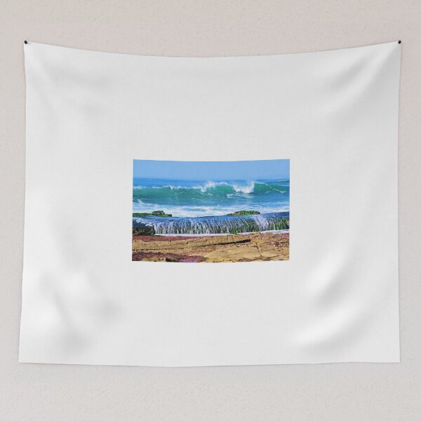 Item preview, Waves off the Rocks at Sunset Cliffs designed and sold by Jane Girardot.